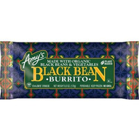Amy's Organic Dairy-Free Black Bean and Vegetable Burrito Boxes, 6 Ounce  (Pack of 12)