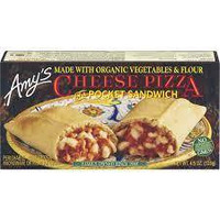 Amy's Cheese Pizza Pocket, Organic, 4.5-Ounce Boxes (Pack of 12)
