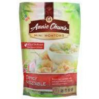 Annie Chun's Spicy Vegetable Mini Wontons, 8.-Ounce (Pack of 9)