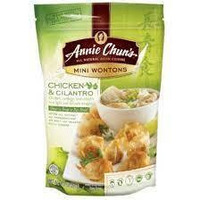 Annie Chun's Chicken & Cilantro Mini Wontons, 8-Ounce (Pack of 9)