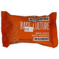 Paleo Bread, Nutty Pumpkin, Snack Size, 100% Gluten Free Bread and Paleo Certified, 4g of Protein per Serving, Crafted by Base Culture (Pack of  6)