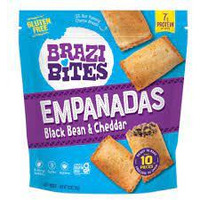 Brazi Bites, Empanadas Black Bean Cheddar Gluten-Free, 10 Ounce (Pack of  6)