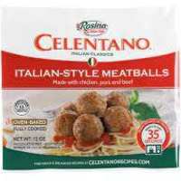 Celentano Italian Style Meatballs, 12 Ounce -- 18 per case. (Pack of  6)