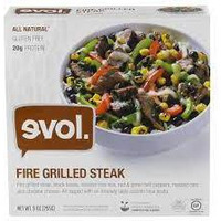Evol Fire Grilled Steak Bowl 9 Ounce (Pack of 12)