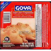 Goya Tapa Empanada Dough Shell, 11.6 Ounce (pack Of 12)