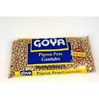 Goya Green Pigeon Peas, Gandules, 14 oz (pack Of 6)