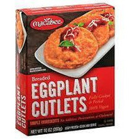 MACABEE Eggplant Breaded Cutlets, 10 Ounce (Pack of 12)