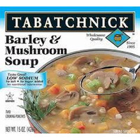 Tabatchnick Barley and Mushroom Soup, Low Sodium, 15 Ounce (Pack of 12)