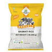 24 Mantara Organic Basmati Rice, White, 2 Pound