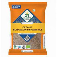 Organic Brown Sonamasoori Rice - 10 Lbs by 24 Letter Mantra