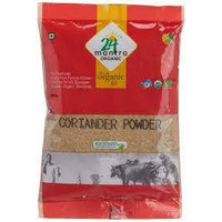 Organic Coriander Powder - Coriander Seeds Powder USDA Certified Organic European Union Certified Organic Pesticides Free Adulteration Free Sodium Free - Pack of 3 X 7 Ounces (21 Ounces) - 24 Mantra Organic