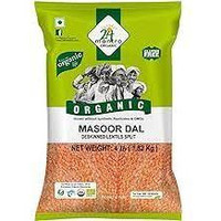 24 Mantra Organic Masoor Dal - 4 lbs, (Pack of 1)