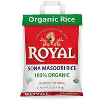 Organic Sonamasoori Rice - 20 Lbs
