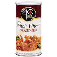 Whole Wheat Bread Crumbs - 13oz. Seasoned by 4C