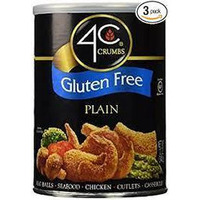 4C, Crumbs, Gluten Free, 12oz Container (Pack of 3) (Choose Style) (Plain)