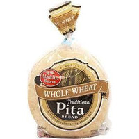 Aladdin Baking Company, Pita Bread Whole Wheat, 11 Ounce