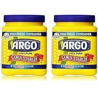 Argo 100% Pure Corn Starch, 16 Oz, Pack of 2