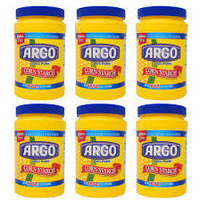 Argo 100% Pure Corn Starch, 16 Oz, Pack of 6