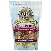 Bakery On Main Gourmet Naturals Fiber Power Triple Berry Granola, 12 oz (Pack of 6)