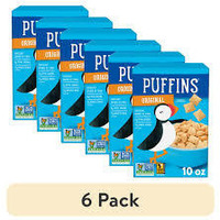 Barbara's Puffins Original Cereal, Non-GMO, Vegan, 10 Oz Box (Pack of 6)