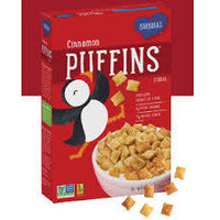 Barbara's Bakery Puffins Cereal, Cinnamon, 10-Ounce ( pack of 48)