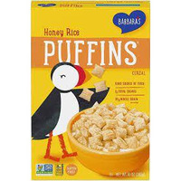 BARBARAS Bakery Honey Rice Puffins Cereal, 12 OZ