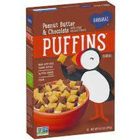 Barbara's Bakery Puffins Cereal Peanut Butter -- 11 oz - 2 pc