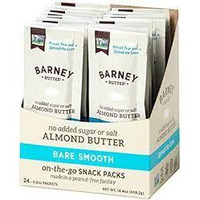 Barney Butter Almond Butter Bare Smooth Snack Pack, 24 Count