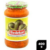 Pack of 2 - Bedekar Mango Chilli Pickle 400 gm (400 Grams Each)