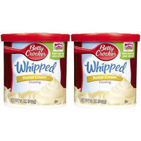 Betty Crocker Whipped Butter Cream Frosting, 12 oz, 2 pk