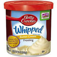 Betty Crocker Whipped Butter Cream Frosting - 12oz, Dark Pebble (Pack of 6)