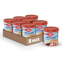 Betty Crocker Whipped Frosting, Butter Cream, 12-Ounce Containers (Pack of 8)