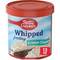 Betty Crocker Whipped Frosting, Cream Cheese, 12 oz