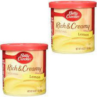 Betty Crocker Lemon Frosting - 453g, Yellow (Pack of 2)