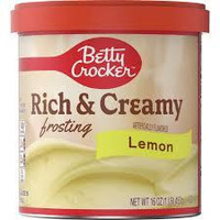 Betty Crocker Lemon Frosting - 453g, Yellow (Pack of 6)