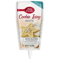 Betty Crocker Decorating Cookie Icing, White, 7 Ounce Pouch (Pack of 3) (Green) by Betty Crocker