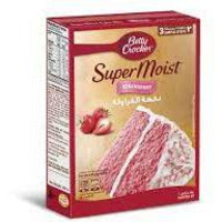Betty Crocker Super Moist Strawberry Cake Mix, 15.25 oz, 2 pk