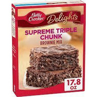 Betty Crocker Delights Triple Chunk Supreme Brownie Mix, 17.8 oz