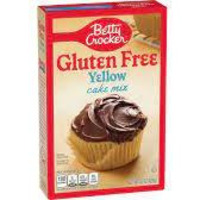 Betty Crocker Baking Mix, Gluten Free Cake Mix, Yellow, 15 Oz Box (Pack of 6)