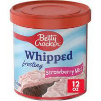 Betty Crocker Gluten Free Frosting, Whipped Strawberry Mist, 12 oz