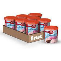 Betty Crocker Frosting, Whipped Gluten Free Frosting, Strawberry Mist, 12 Oz Canister (Pack of 8)