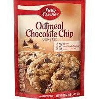 Betty Crocker Cookie Mix Oatmeal Chocolate Chip 17.5 oz Pouch (pack of 12)