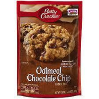Betty Crocker Cookie Mix, Oatmeal Chocolate Chip, 17.5-oz Pouches (Pack of 6)