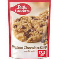 Betty Crocker Walnut Chocolate Chip Cookie Mix, 17.5 oz, 2 pk
