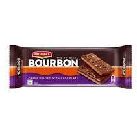 Britannia Bourbon Treat Chocolate Cream Biscuits 100g (Pack of 6)