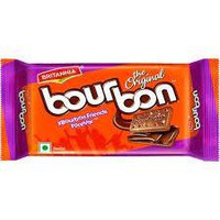 Britannia Bourbon Treat Chocolate Cream Biscuits 100g (Pack of 3)