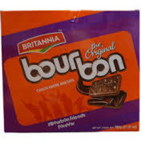 Britannia Bourbon Treat Chocolate Cream Biscuits 100g (Pack of 3)