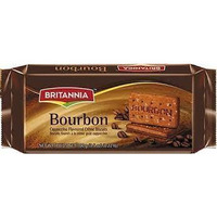 Britannia, Bourbon Cappucino Flavoured Cream Biscuits, 100 Grams(gm)