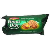 Britannia Good Day Pista-Almond Cookies - 75g., 2.6oz (Pack of 4)