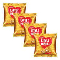 Britannia Little Hearts Biscuits - 75g., 2.6oz. (Pack of 4)